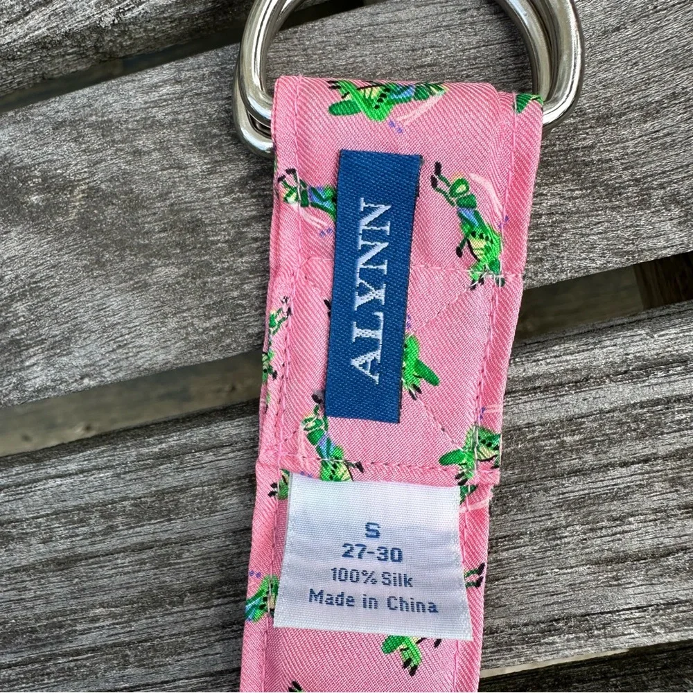 Pink and Blue Fabric Double-Ring Belts - Women Accessories